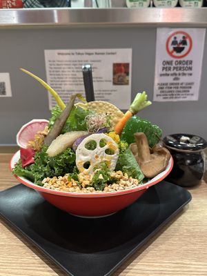   at Tokyo Vegan Ramen Center in Tokyo