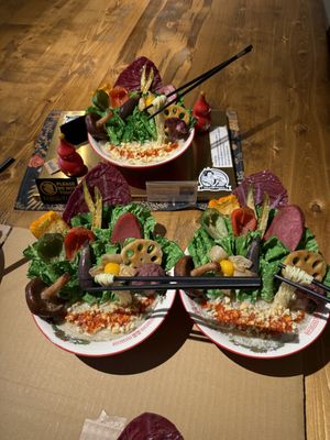 Too beautiful to eat.
Welcome to vegan ramen paradise  at Tokyo Vegan Ramen Center in Tokyo