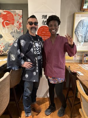 I joined a vegan sushi cooking class! 🍱
Solo participants are welcome!
DM us on Instagram for more details👀🍜👀  at Tokyo Vegan Ramen Center in Tokyo