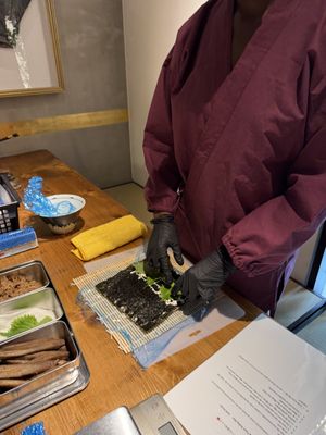 I joined a vegan sushi cooking class! 🍱🌱
Solo participants are welcome!
DM us on Instagram for more details👀🍜👀  at Tokyo Vegan Ramen Center in Tokyo