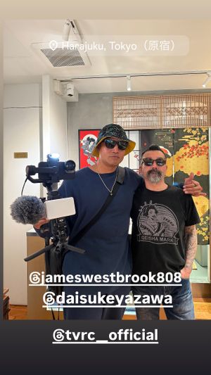 Hawaii’s🇺🇸well-known media and our iconic owner-chef  at Tokyo Vegan Ramen Center in Tokyo