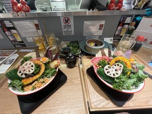   at Tokyo Vegan Ramen Center in Tokyo