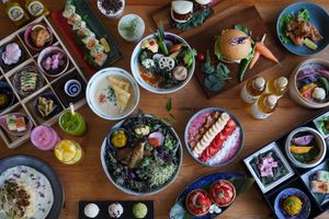 100％vegan＆All Natural. Japanese Restaurant at Tokyo Vegan Ramen Center in Tokyo