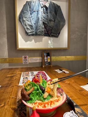 Harajuku🗼vintage shopping & vegan ramen👀🍜👀  at Tokyo Vegan Ramen Center in Tokyo