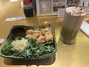 Karaage  at Tokyo Vegan Ramen Center in Tokyo