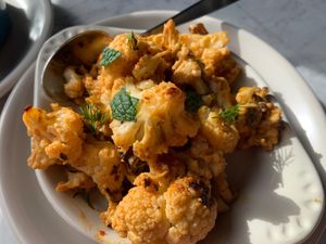Charred cauliflower at True Food Kitchen in Tucson