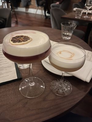 Fantastic cocktails  at Bar Avelo in Toronto