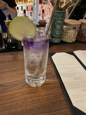 Elderflower G&T   at Bar Avelo in Toronto