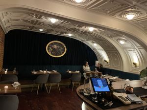 Upstairs bar diningg  at Bar Avelo in Toronto