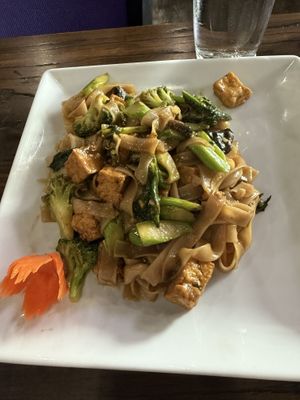Pad sew eaew (tofu, no egg)  at Phikul Thai Bistro in Kansas City