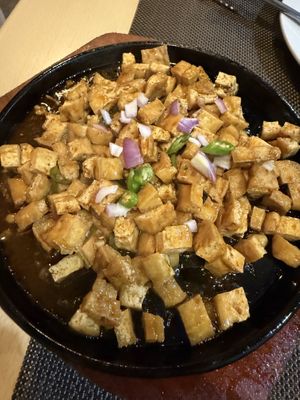 Tofu Sisig  at Vegan Island in Cebu