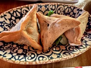 Spinach Pirogies  at Shawarma Bar in Visby