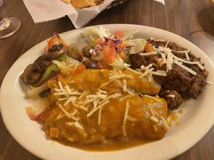 Impossible enchiladas   at Molly's in Memphis