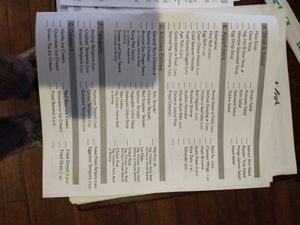 Menu at Kira Sushi in Lake Ronkonkoma