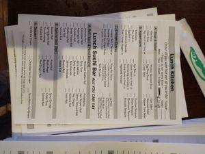 Menu at Kira Sushi in Lake Ronkonkoma