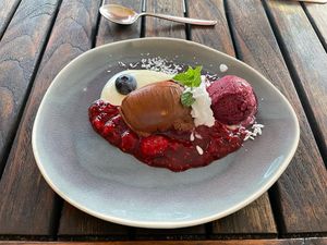 Dessert at Die Weinstube Nachhaltig Geniessen in Zeltingen