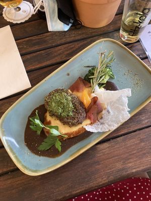 Hauptgang in der Weinstube at Die Weinstube Nachhaltig Geniessen in Zeltingen