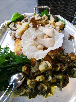 Mushroom platter at Die Weinstube Nachhaltig Geniessen in Zeltingen