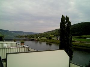 View from hotel balcony! at Die Weinstube Nachhaltig Geniessen in Zeltingen