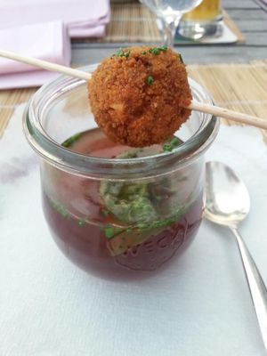 Tomato-Soup at Die Weinstube Nachhaltig Geniessen in Zeltingen