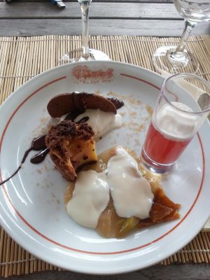 Dessert at Die Weinstube Nachhaltig Geniessen in Zeltingen