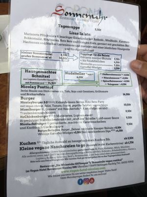 corona menue  at Die Weinstube Nachhaltig Geniessen in Zeltingen