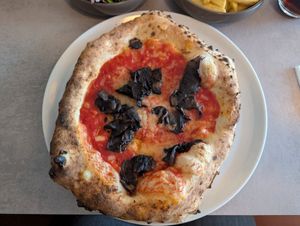 Fungi vegan pizza at Proove Pizza - OSQ in Sheffield