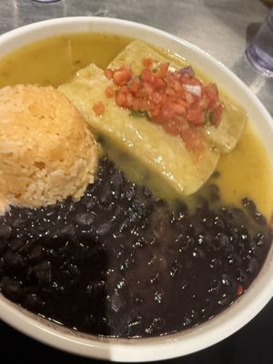 Spaghetti squash enchiladas   at Whiptail Grill in Springdale