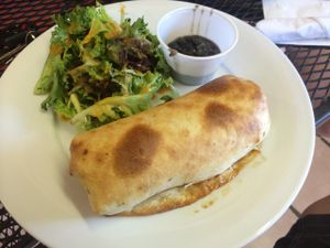 Vegan burrito at Whiptail Grill in Springdale