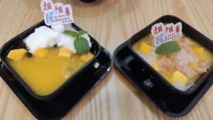 Aiyu Mango 爱玉芒果 and 杨枝甘露 Mango Pamelo Sago at So Sweet Dessert - 甜甜屋 in Central Singapore