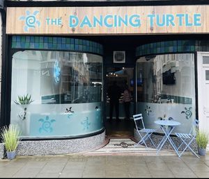 Cafe shop  at The Dancing Turtle in Porthcawl