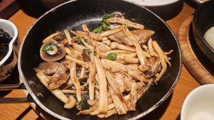 Mushrooms at Qing Chun By Perma in Shanghai
