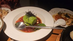 Avocado in wasabi sauce!!! at Qing Chun By Perma in Shanghai