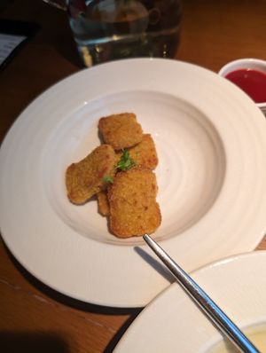 Vegan nuggets at Qing Chun By Perma in Shanghai