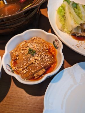 Tofu chicken style at Qing Chun By Perma in Shanghai