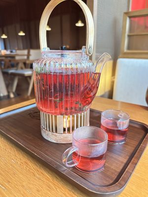 Pear roselle tea   at Qing Chun By Perma in Shanghai