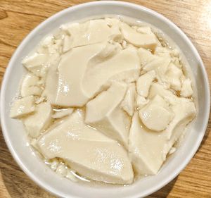 Vegan soya bean curd at SIN - Soya Bean - T1 in East Singapore