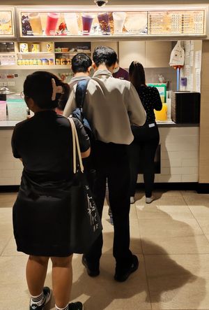Stall front at SIN - Soya Bean - T1 in East Singapore