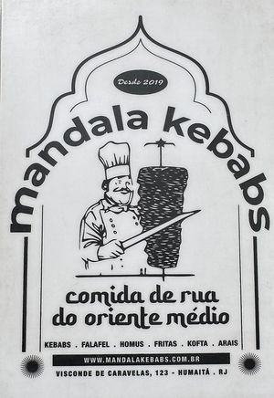   at Mandala Kebabs in Rio De Janeiro