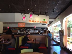 inside at Veggie Grill in Encino