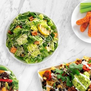 Stop by your local Veggie Grill location to enjoy our Family Meal Deal! Enjoy 1 Starter+Share or 2 Sides and pick 4 from any of our Salads, Bowls, Burgers, and Sandwiches. at Veggie Grill in Encino
