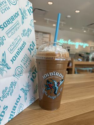 Ice Mocha add whip cream   at JOiBiRDS in Thousand Oaks