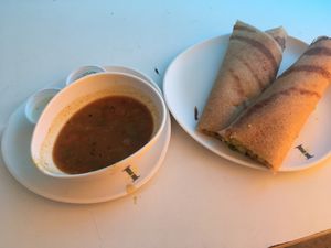 Masala Dosa 100baht at Cha Cha's South Indian Vegetarian in Bangkok