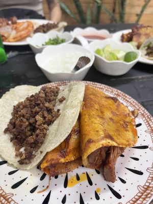 Taco Asada and Dorada  at Cielo Verde  in Puerto Vallarta