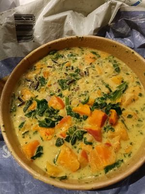 Golden curry at Every.foods Kitchen in Berlin