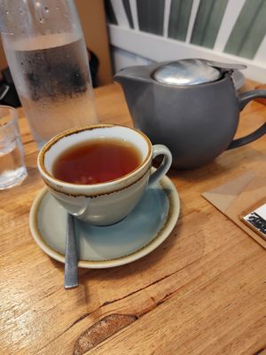 Peppermint tea at Cafe Mocha in Bateau Bay