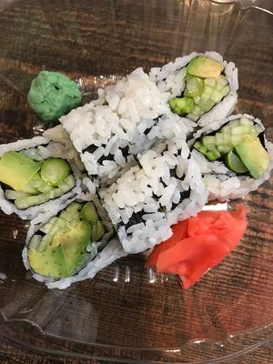 Vegetable Sushi Roll at Aomi Sushi & Hibachi at AOMI Sushi & Hibachi in Wilson