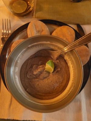 Hummus at Spice & Soul  in Las Terrenas