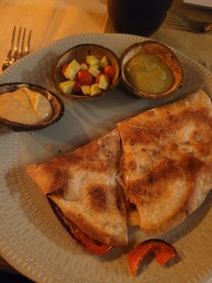 Quesadilla at Spice & Soul  in Las Terrenas