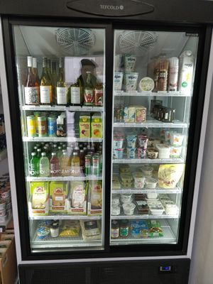 Milks, cheeses and fats at Vegan Wolf  in Vienna